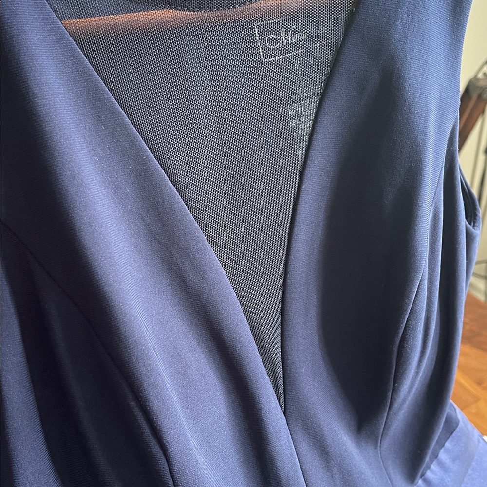 Morgan Co.Navy and White Maxi Dress - Picture 9 of 11